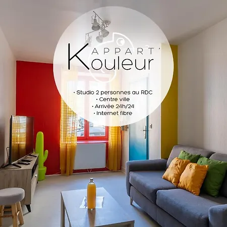 L'appart K-ouleur- Wifi Fibre-checkin Auto- 2 Pers *